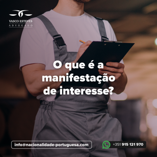 O que é a manifestação de interesse?